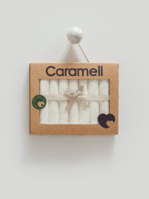 Caramell 7li Bebek Mendil | Pamuklu, Hijyenik ve Yumuşak Bebek Mendil Seti