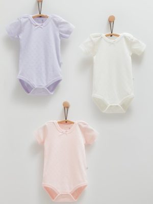 Caramell 3lü Body Paket | Konforlu Bebek Kıyafetleri ve Şık Tasarımlar