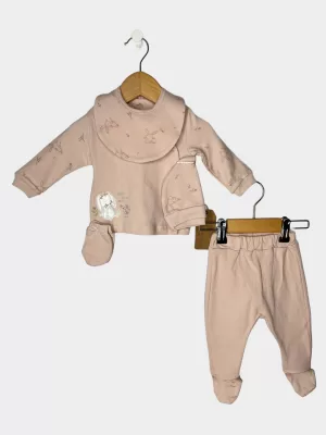 Zıbın 5'li Set Bunny and Bird Bebek – Sevimli ve Rahat  Bebek Zıbın Seti