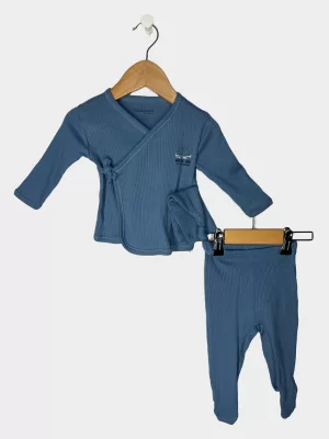 Zıbın 3'lü Set Ayılı - Yumuşacık ve Şık Bebek Zıbın Seti